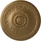 Ekena Millwork Bailey Ceiling Medallion (Fits Canopies up to 4"), Hand-Painted Pale Gold, 18 1/8"OD x 3/4"P CM19BIPAS - alternate 1